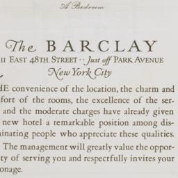 The Barclay, 111 E. 48 Street