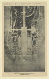 Plan of the Bi-centennial Memorial, Detroit, Mich. Stanford White, Architect