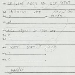 Eastern questionnaire, answ...