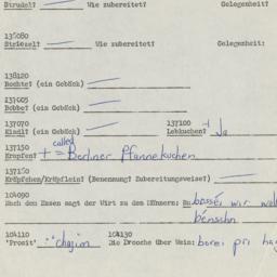 Western questionnaire, answ...