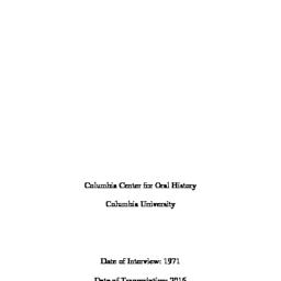 Oral history interview with...