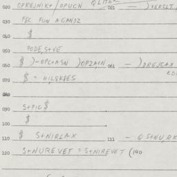 Eastern questionnaire, answ...