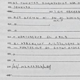 Eastern questionnaire, answ...