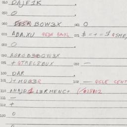 Eastern questionnaire, answ...
