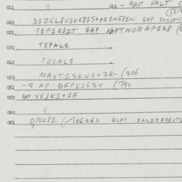 Eastern questionnaire, answ...