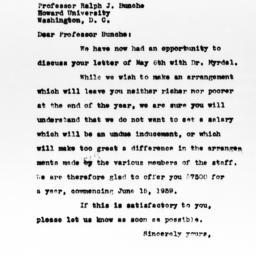 Letter from John M. Russell...