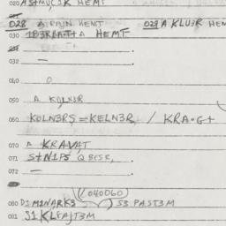 Eastern questionnaire, answ...