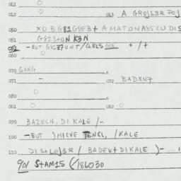 Eastern questionnaire, answ...