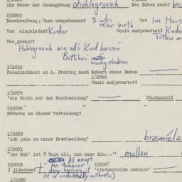 Western questionnaire, answ...