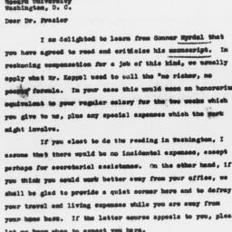 Letter from Charles Dollard...