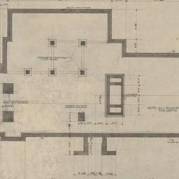 Working drawing #1: Foundat...