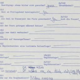 Western questionnaire, answ...