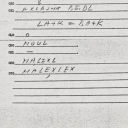 Eastern questionnaire, answ...