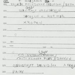Eastern questionnaire, answ...