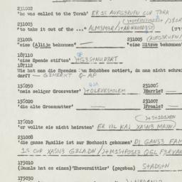 Western questionnaire, answ...