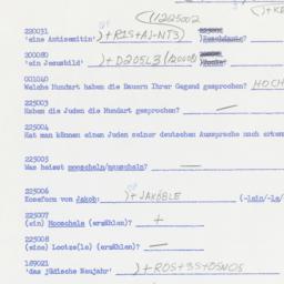 Western questionnaire, answ...