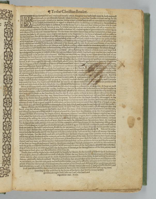 Folio 2r; To The Christian Reader