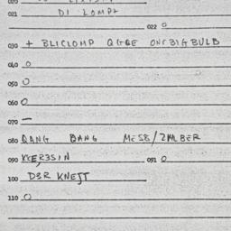 Eastern questionnaire, answ...