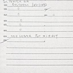 Eastern questionnaire, answ...