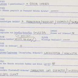 Western questionnaire, answ...