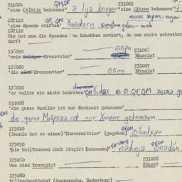 Western questionnaire, answ...
