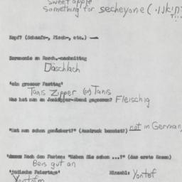 Western questionnaire, answ...