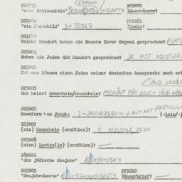 Western questionnaire, answ...