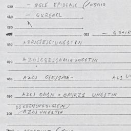 Eastern questionnaire, answ...