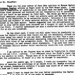Letter from Lloyd H. Bailer...