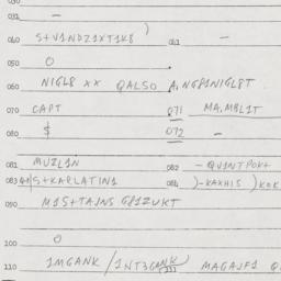 Eastern questionnaire, answ...