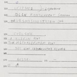 Eastern questionnaire, answ...
