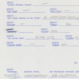 Western questionnaire, answ...