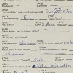 Western questionnaire, answ...