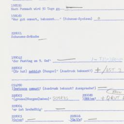 Western questionnaire, answ...
