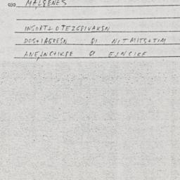 Eastern questionnaire, answ...