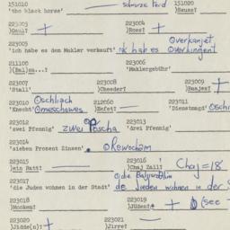 Western questionnaire, answ...