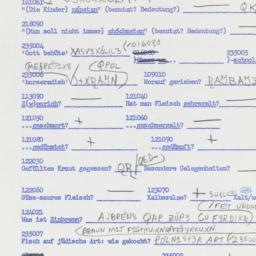 Western questionnaire, answ...