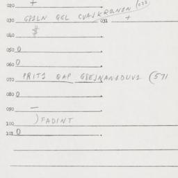 Eastern questionnaire, answ...