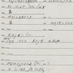 Eastern questionnaire, answ...
