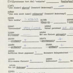 Western questionnaire, answ...