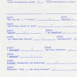 Western questionnaire, answ...