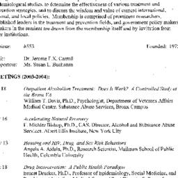 Schedules, Drugs and Societ...