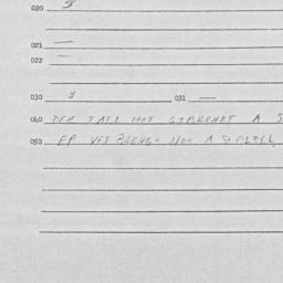 Eastern questionnaire, answ...