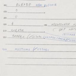 Eastern questionnaire, answ...