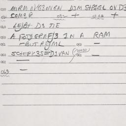 Eastern questionnaire, answ...