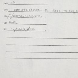 Eastern questionnaire, answ...