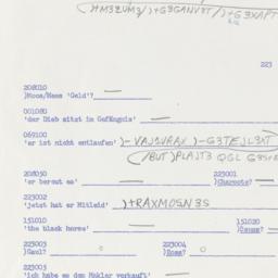 Western questionnaire, answ...