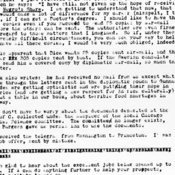 Letter from Arnold M. Rose ...