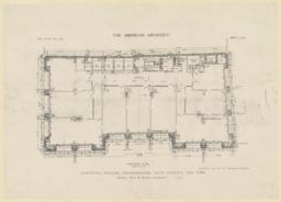 Nineteenth Floor. Downtown building, Knickerbocker Trust Company, New York. McKim, Mead & White, Architects