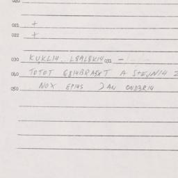 Eastern questionnaire, answ...